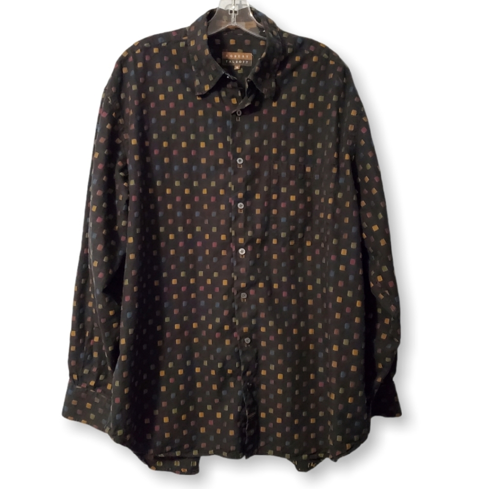 Robert Talbott Multi Colored Long Sleeve Shirt Size Q AXL